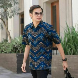 NEW MOTIF kemeja batik pria mikro murah berkualitas