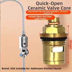 JIAJIALE | Quick Open Ceramic Mixer Valve Cartridge