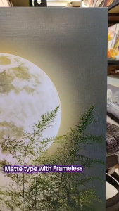 Himalaya Painting 50cmx100cm Unique Flower Design Matte Type with Frameless Waterproof Digital Painting Decorative Wall