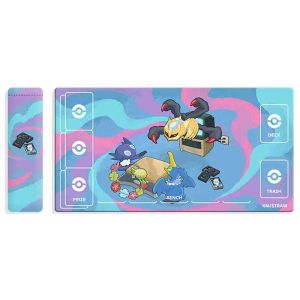 Bandai | Tấm Thảm Chơi Bài Pokemon Gengar Mew Đơn Người Chơi Chất Liệu Cao Su Họa Tiết Anime Bàn Chơi Bài Suicune Lót Chuột Chơi Game Của Bandai