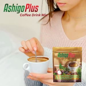 AshigoPlus Coffee Drink Mix - 10 Sachets Per Pack