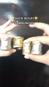 Sock sok sambungan pipa drat dalam 1/2" Stainless Steel