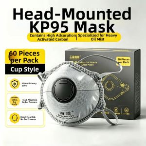 Oil Mist Prevention Anti-Toxic Spray Formaldehyde Car Exhaust Dust Chemical Gas Mask KP95