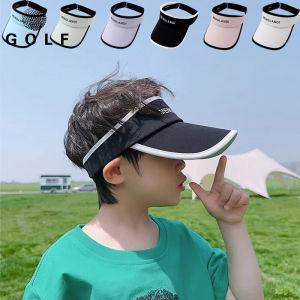 Childrens Golf Hats Summer Sun Protection Cap Outdoor UV Protection Sport Ball Cap Tennis Hat No Top Cap for Boys And Girls