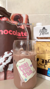 Chính hãng Chocolate Hòa Tan Aik Cheong Chocolate Cafe Art 12 Gói x 40g nhập khẩu từ Malaysia