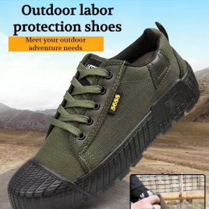 Mens rubber shoes wearresistant construction site labor urance shoes