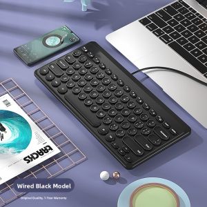 COEP | Wireless Silent USB Keyboard and Mouse Set with Fake Mechanical Feel