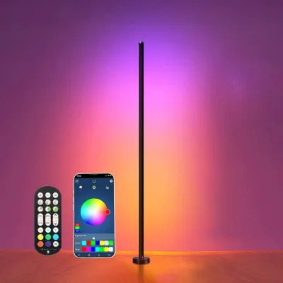 Đèn LED RGB Tạo Không Khí Với Điều Khiển Từ Xa Và Đèn Sàn Đồng Bộ Nhạc Qua Ứng Dụng Dành Cho Chiếu Sáng Bàn Chơi Game Esports