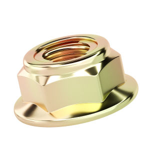 GUWANJI | Zinc Plated Self Locking Hexagonal Nut Anti-slip