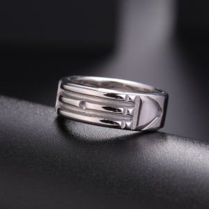 Skyrim Stainless Steel Amulet Atlantis Ring Men Women Minimalist Couple Rings Wedding Band Anniversary Jewelry Gift Wholesale
