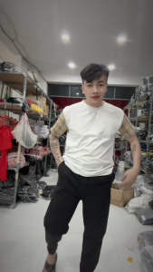 Quần Jogger Nam Kaki Trơn Cạp Chun Bo Gấu Hai Màu Đen Xám Mặc Đi Chơi Thể Thao ĐI Học