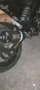 ปลายท่อแต่ง SC คอ 2 นิ้ว ปลายท่อ กระป๋องทรง SC ใส่คอ 2 นิ้ว(0143)