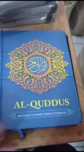 AL-QURAN MUSHAF 15 BARIS KHAT UTSMANI AL-QUDDUS A5 15X21 CM NON TERJEMAH