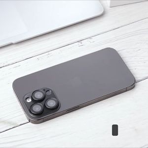 Dán camera Iphone 14 Pro Max 3D cao cấp - Khung nhôm bảo vệ camera Iphone 14 Pro Max kèm kính cường lực