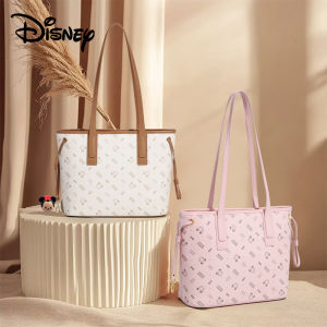 กระเป๋ากระเป๋าโททหนูดิสนีย์มินนี่สำหรับความจุขนาดใหญ่สำหรับผู้หญิงกระเป๋าถือฤดูร้อนแฟชั่นกระเป๋าสะพายไหล่ของผู้หญิง