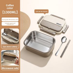 XIAOCHUSHU | Microwaveable Large Capacity Stainless Steel Insulated Lunch Box