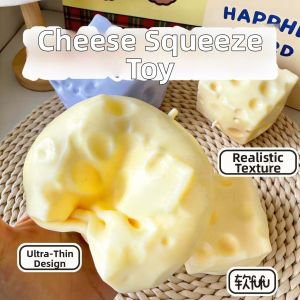 Cheese Non-Bouncy Squeeze Toy
