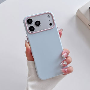 TAOYUNXI | Macaron Colors Phone Case For iPhone 17 Pro Max 17 16 15 13 14 Silicone For iPhone 12 ProMax Capinha Caha Shockproof Cover Funda