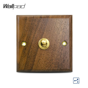 Toggle Wall Switch 1-4 Gang Solid Wood Frame EU French Wall Socket Flush / Surface Mounting Z6 Wallpad