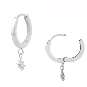 Clicker Huggie Hoop Piercing (1 ชิ้น) | จิวห่วงล็อค สแตนเลสเกรด 316L