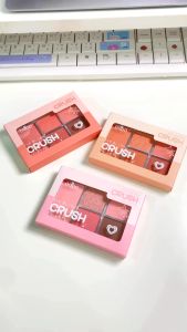 odbo Eye Blush Crush Eyeshadow Palette 6g ODS04 โอดีบีโอ บลัชออน + อายแชโดว์ พาเลท