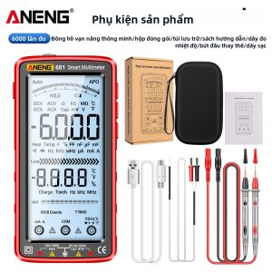 ANENG | Máy Đo Vạn Năng Kỹ Thuật Số ANENG 681 Màn Hình LCD Sạc Lại Được Đo Dòng Điện AC/DC Chuyên Nghiệp Cảm Ứng Điện Áp NCV Đo Nhiệt Độ