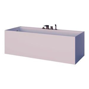 Home Standalone PMMA Suitable for Small Spaces Rectangular Japanese Style Deep Soak Bathtub