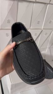 [NEW] 7350 Giày mọi giày lười giày công sở Nam mũi tròn da mềm hoa văn khóa ngang thời trang thanh lịch size 39-44❣️💖