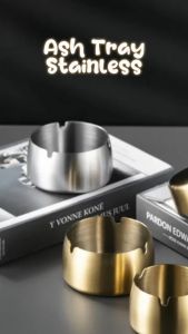 Murah Banget - Asbak Stainless Steel Anti Karat / Ketahanan dan Gaya dalam Satu