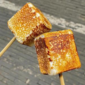 Dry Frozen Roasted Marshmallows Carbon Grilled Camping Tea Brewing Snacks Traditional Candy Sugar Snack Wuhan City Jiangsu Province