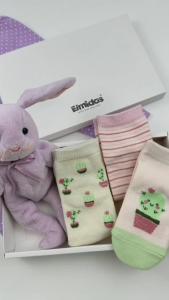 ถุงเท้าเด็ก เอลมิดาส elmidas ถุงเท้าเด็กรุ่นแคคตัส CACTUS 🌵