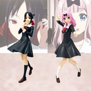 Bandai | AA18CM Anime Game Figure Kaguya-sama Love Is War Fujiwara Chika Uniform Model Dolls Kawaii Girl Figure Japanese Dolls Decoration