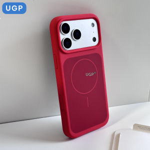 UGP | Stylish Red Magnetic All-round Protection Liquid Silicone iPhone Case