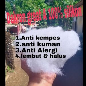 GRATIS ONGKIR - Dakron Kiloan Murah / Dakron Asli 100% / Dakron Asli 1 Kg / Dacron Bantal / Dacron murah / Dacron / Dakron HCS Great A