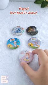 Magnet Tempelan Kulkas Seri School Souvenir Aneka Motif Hadiah Tema Sekolah Study School Kenang-Kenangan Kado School