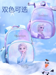 Princess Elsa  Backpack for Girls 2-6 Years Old Kindergarten Bookbag Dual Shoulder Bag Snow White Pattern Children Bag