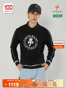 Castelbajac Golf Long Sleeve Sweatshirt Comfortable-collar Sportswear for Men Autumn Collection Casual Golf Clothing