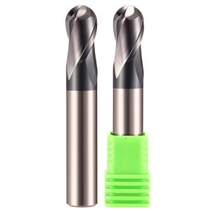 Hardened 2-Flute Ball Shape Tungsten Carbide Milling Cutter