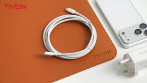 [BUY 1 FREE 1] TIVEIN 100W Type-C USB-C Braided 480Mbps E-mark Chip Fast Charging Cable Compatible with iPh17+ 0.5m
