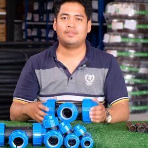 ข้อต่อ 3 ทางลดพีอี PE ขนาด 40x32x40 mm.