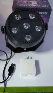Mini 13W 6 LEDs RGB 3 in 1 Wash Effect Stage Par Light Auto Sound Activation (NO SWITCH)