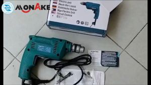 Electric Drill 10mm Mesin Bor Bolak Balik Bor Listrik Untuk Bor Tembok Kayu dan Besi MONAKE