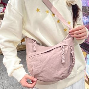 Womens Nylon Crossbody Bag Large Capacity Messenger Shoulder Pack Leisure Versatile Shoulder Hobos Bag Tote Bags