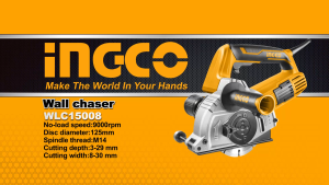 INGCO Máy cắt rảnh tường 1500W M14 đĩa 125mm WLC15008
