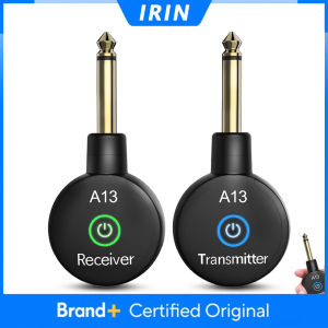 IRIN | UHF 2.4GHz Wireless Guitar System Rechargeable Audio Wireless Guitar Transmitter Receiver for Electric Guitar Bass Amplifiers