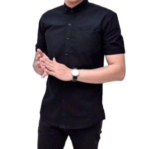 kemeja polos pria lengan pendek premium quality