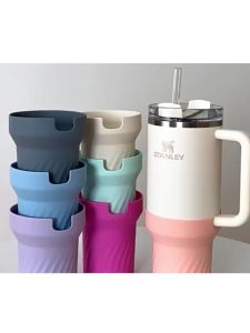 Silikon Pelindung Tumbler 40OZ Awet Tahan Lama Pelindung Botol Tumbler Melindungi Cangkir Anda Dari Benturan Goresan