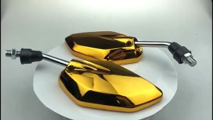 กระจกแต่ง กระจกมองข้างรถ อเตอร์ไซค์ ขายเป็นคู่ มอเตอร์ไซค์ กระจกมองข้าง/ 5 สี ใส่ได้ทุกรุ่น  กระจกHD มุมมองขนาดใหญ่ ปรับมุมได้ กระจกกระจกHD กรอบโลหะออกไซด์ และไม่กลัวแสงสะท้อน สากลสำหรับหัวรถจักรไฟฟ้าและรถจักรยานยนต์