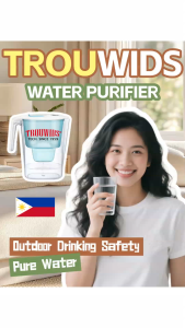 TROUWIDS Household Water Purifier Filter Activated Carbon Water Filter Jug