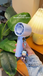 JISULIFE Handheld Fan Life10/10S Mini Fan 5 Speeds Strong Wind Long Battery Life Rechageable Portable Fan Lightweight Turbo Jet Fans JisuLife portable handheld fan with 28H super long runtime and digital display.